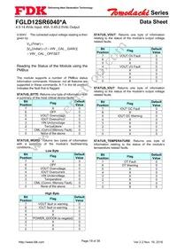 FGLS12SR6040PA Datasheet Page 19