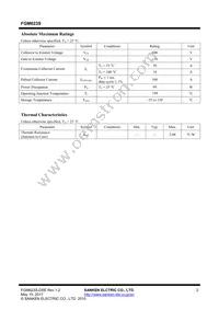 FGM623S Datasheet Page 2