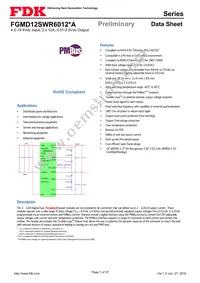 FGMD12SWR6012PA Datasheet Cover