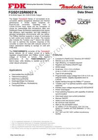 FGSD12SR6003PA Datasheet Cover