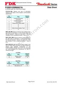 FGSD12SR6003PA Datasheet Page 19