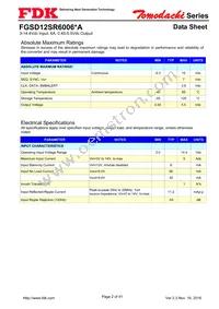 FGSD12SR6006PA Datasheet Page 2
