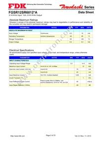FGSR12SR6012PA Datasheet Page 2