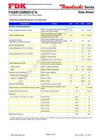 FGSR12SR6012PA Datasheet Page 3