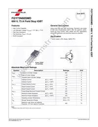 FGY75N60SMD Datasheet Page 2