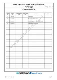 FH1200001 Datasheet Page 2