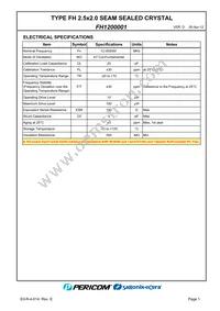 FH1200001 Datasheet Page 3