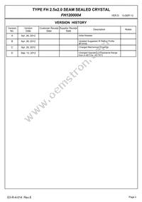 FH1200004 Datasheet Page 2