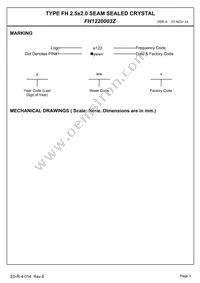 FH1220003Z Datasheet Page 5