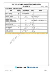 FH1600011 Datasheet Page 3