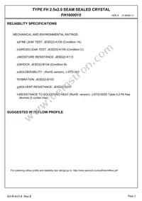 FH1600015 Datasheet Page 4