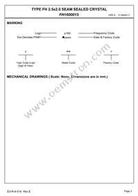 FH1600015 Datasheet Page 5