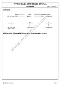 FH1840004 Datasheet Page 5