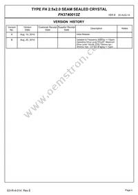 FH3740013Z Datasheet Page 2