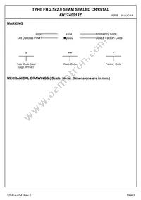 FH3740013Z Datasheet Page 5