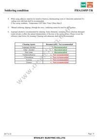 FHA1105P-TR Datasheet Page 9