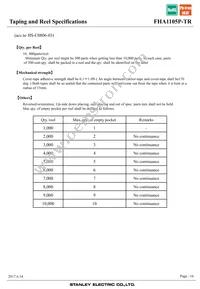 FHA1105P-TR Datasheet Page 16