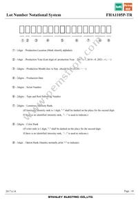 FHA1105P-TR Datasheet Page 18