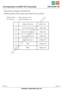 FHA1105P-TR Datasheet Page 19