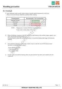 FHA3C64X-H Datasheet Page 11