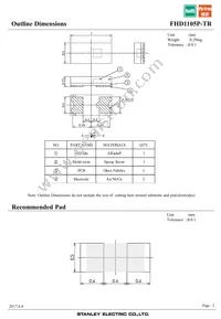 FHD1105P-TR Datasheet Page 2