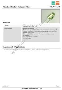 FHD3C64X-H Datasheet Cover