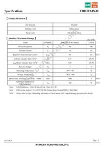 FHD3C64X-H Datasheet Page 3
