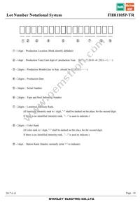 FHR1105P-TR Datasheet Page 18