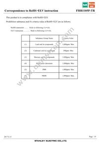 FHR1105P-TR Datasheet Page 19