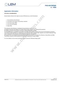 FHS 40-P/SP600 Datasheet Page 15