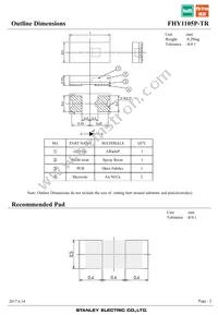 FHY1105P-TR Datasheet Page 2