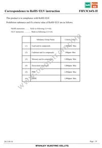 FHY3C64X-H Datasheet Page 19