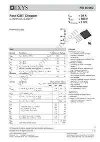 FID35-06C Datasheet Cover