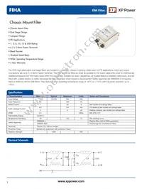 FIHAA20C2F Datasheet Cover