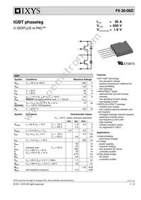 FII30-06D Datasheet Cover