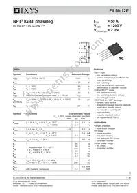 FII50-12E Datasheet Cover