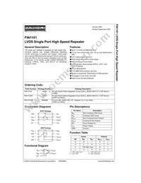 FIN1101M Datasheet Cover