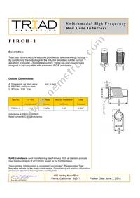 FIRCH-1-B Datasheet Cover