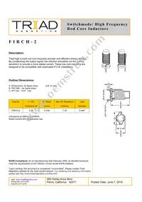 FIRCH-2 Datasheet Cover