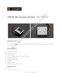 FIT0145 Datasheet Cover