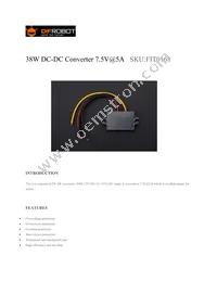 FIT0168 Datasheet Cover