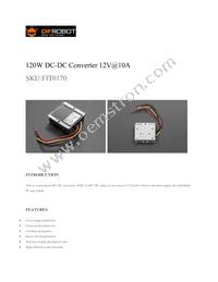 FIT0170 Datasheet Cover