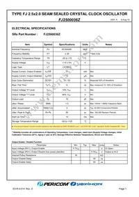 FJ2500036Z Datasheet Page 3