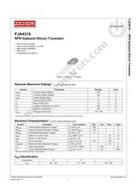 FJA4310OTU Datasheet Page 2