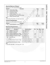 FJAFS1720TU Datasheet Page 3