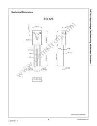 FJE3303H2 Datasheet Page 5
