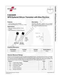 FJN3305RTA Datasheet Page 2