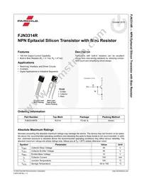 FJN3314RTA Datasheet Page 2