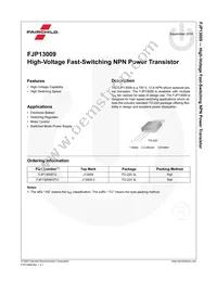 FJP13009 Datasheet Page 2