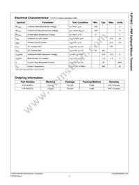 FJPF1943RTU Datasheet Page 2